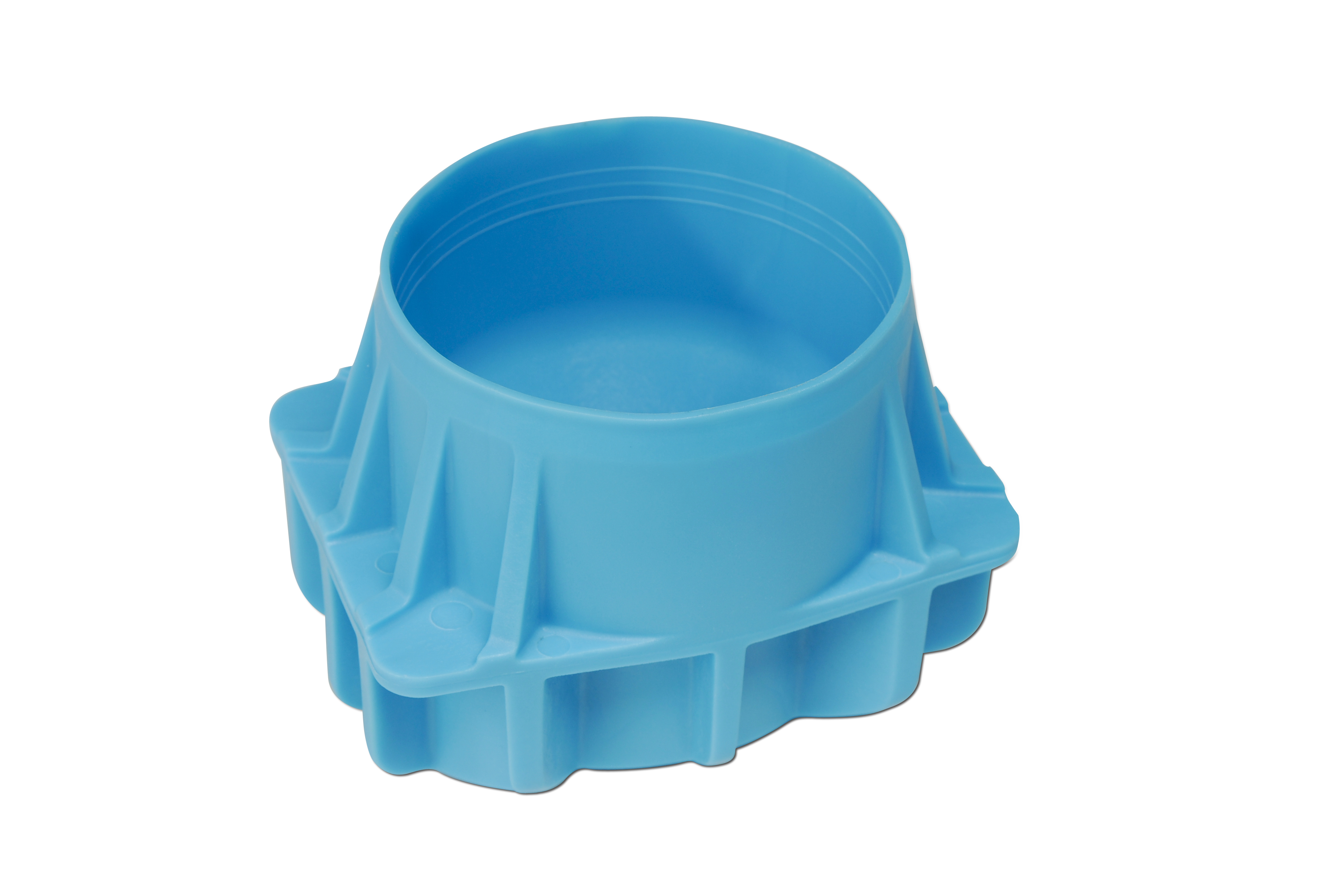 392078_96 mm Diameter Polypropylene Conical Bottle Adapter, Quantity of Four