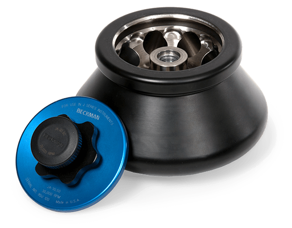 363420_JA-30.50 Ti Fixed-Angle Titanium Rotor, Biosafety Lid- 8 x 50 mL, 30,000 rpm, 108,860 x g