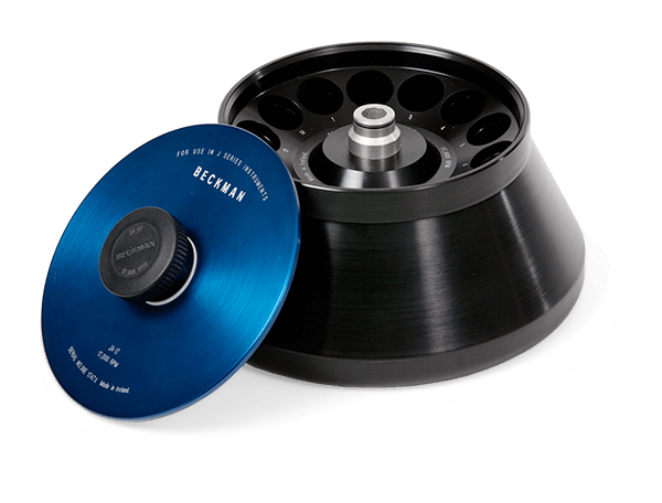 369691_JA-17 Fixed-Angle Aluminum Rotor, Biosafety- Lid 14 x 50 mL, 17,000 rpm, 39,800 x g